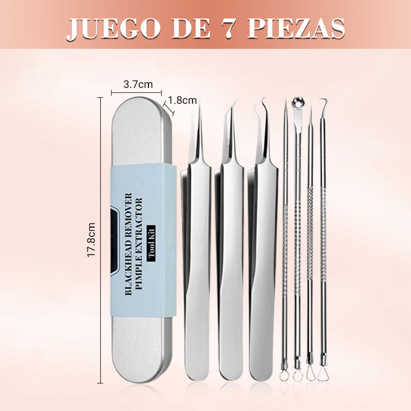 Kit de Herramientas para Extraer Puntos Negros y Granos