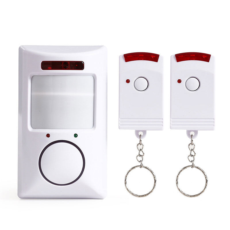 Alarma infrarroja del sensor de movimiento con controles remotos 2PCS